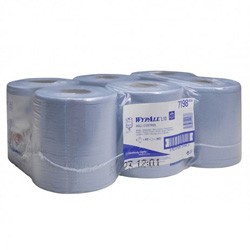 Салфетки одноразовые WYPALL* L10 (рулон, голубой) Kimberly-Clark